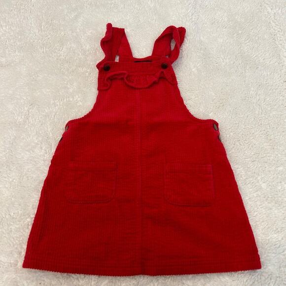 Cynthia Rowley Other - VTG Cynthia Rowley Girls Red Corduroy Dress Sz 5yrs Cotton Tomato Farm Cottage